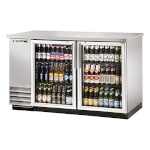 True TBB-2G-S-HC-LD - Back Bar Cooler, two-section, 58-7/8
